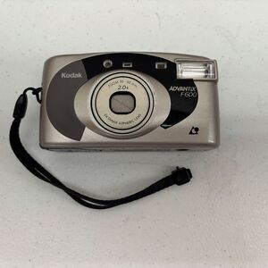 Kodak Advantix F600 Zoom APS 35MM Point Shoot Film Camera Tested & Working.